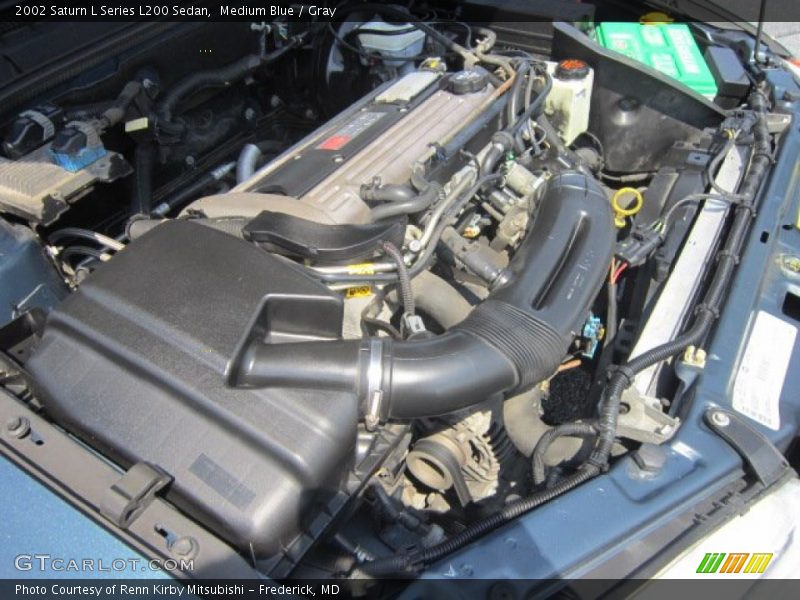 Medium Blue / Gray 2002 Saturn L Series L200 Sedan