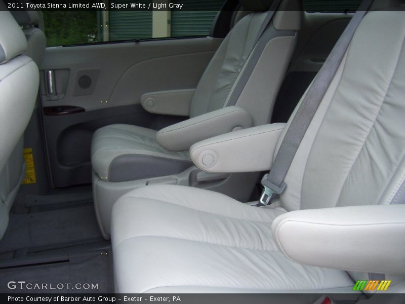 Super White / Light Gray 2011 Toyota Sienna Limited AWD