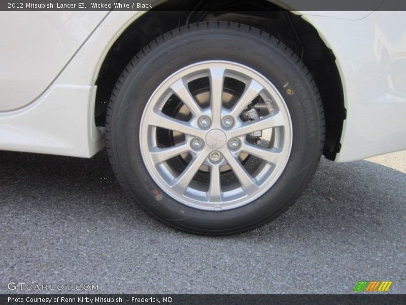 Wicked White / Black 2012 Mitsubishi Lancer ES