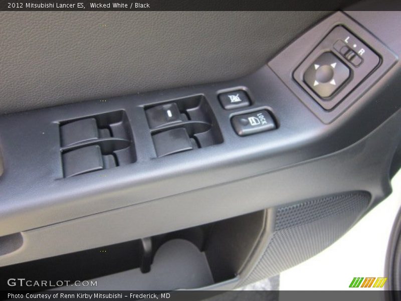Wicked White / Black 2012 Mitsubishi Lancer ES