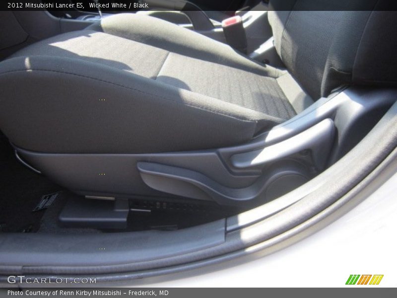 Wicked White / Black 2012 Mitsubishi Lancer ES