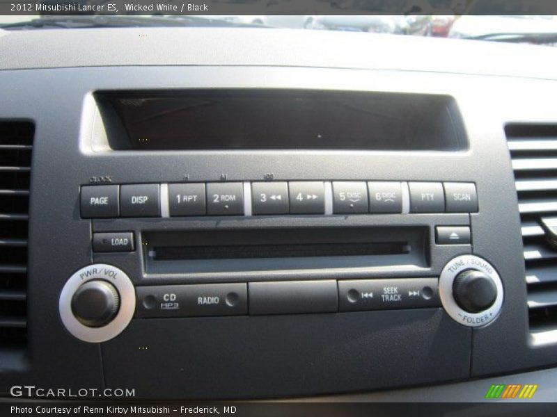 Wicked White / Black 2012 Mitsubishi Lancer ES