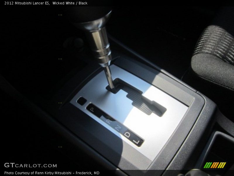 Wicked White / Black 2012 Mitsubishi Lancer ES