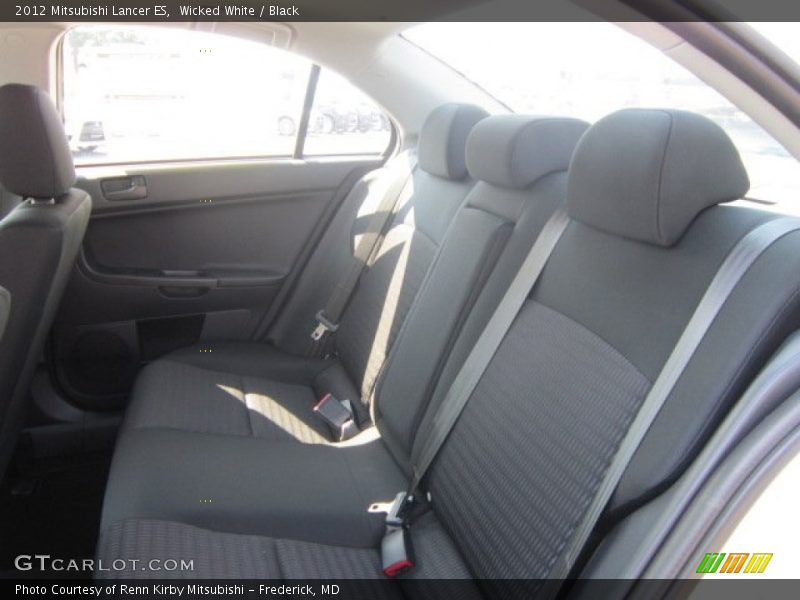 Wicked White / Black 2012 Mitsubishi Lancer ES