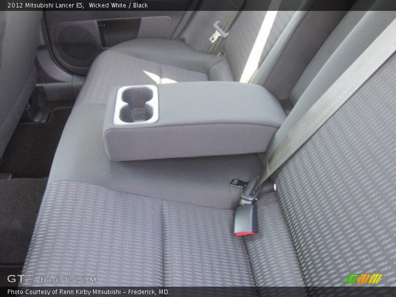 Wicked White / Black 2012 Mitsubishi Lancer ES