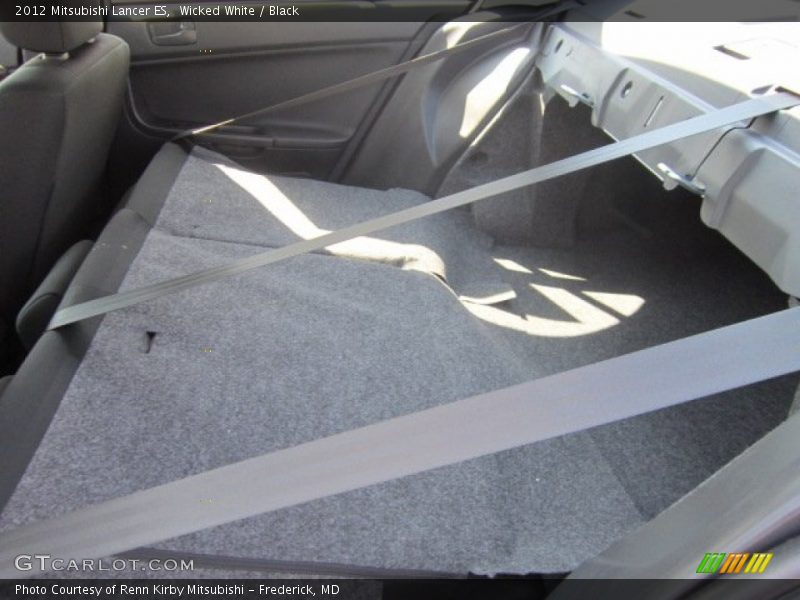 Wicked White / Black 2012 Mitsubishi Lancer ES