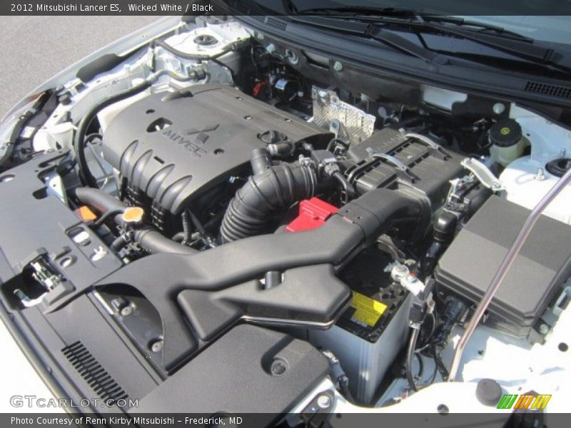 Wicked White / Black 2012 Mitsubishi Lancer ES