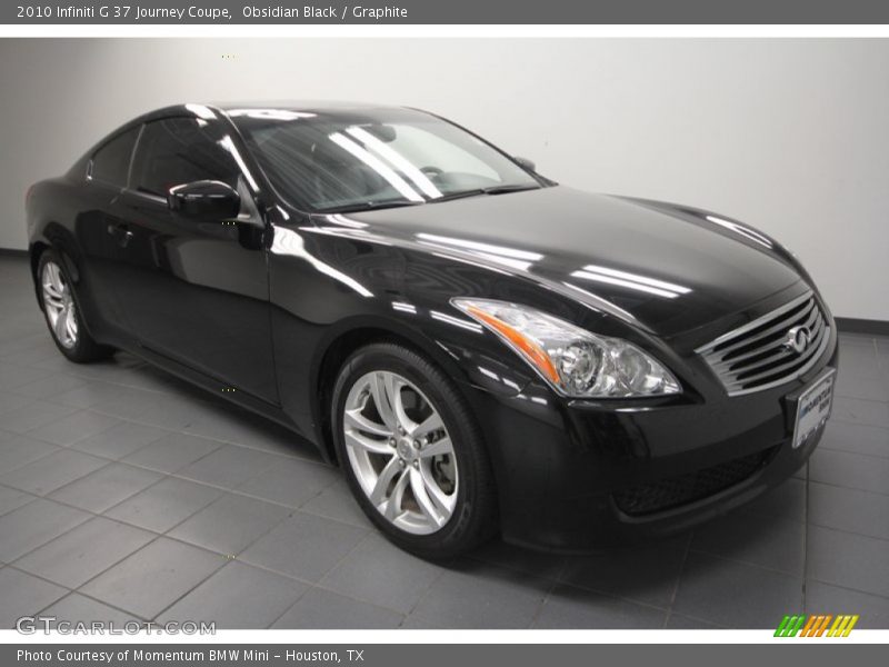 Obsidian Black / Graphite 2010 Infiniti G 37 Journey Coupe
