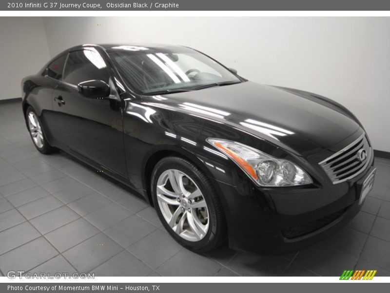 Obsidian Black / Graphite 2010 Infiniti G 37 Journey Coupe