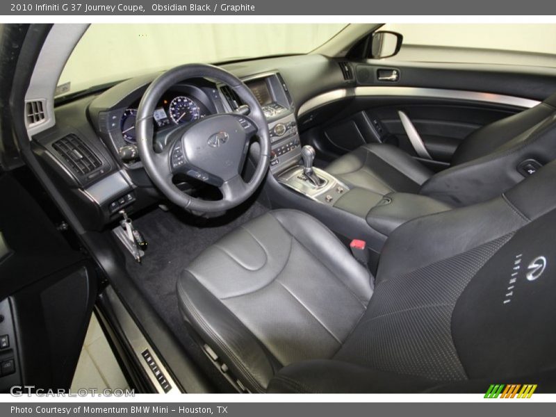 Obsidian Black / Graphite 2010 Infiniti G 37 Journey Coupe