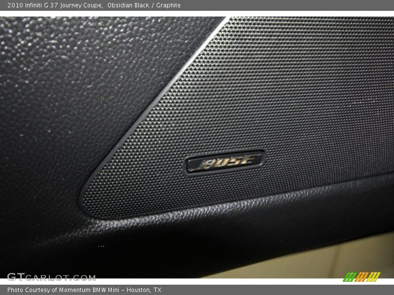 Obsidian Black / Graphite 2010 Infiniti G 37 Journey Coupe