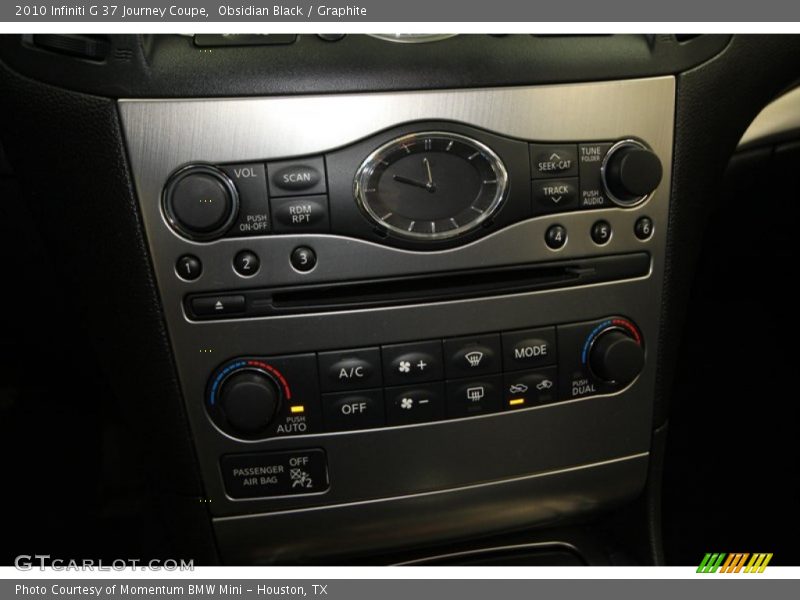 Obsidian Black / Graphite 2010 Infiniti G 37 Journey Coupe