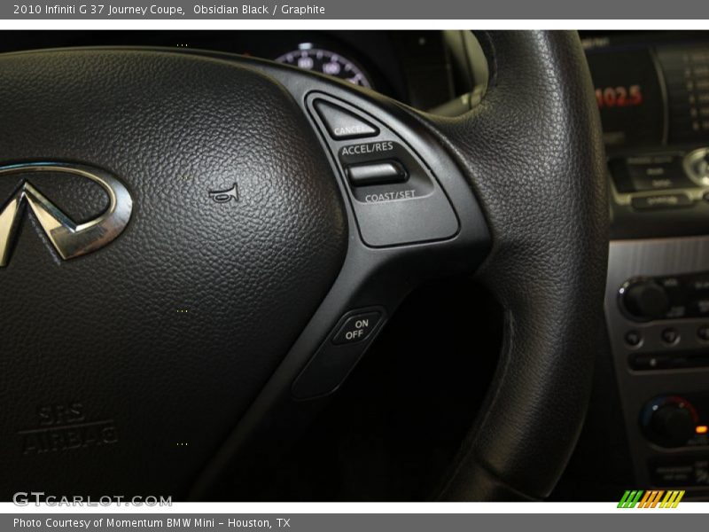 Obsidian Black / Graphite 2010 Infiniti G 37 Journey Coupe
