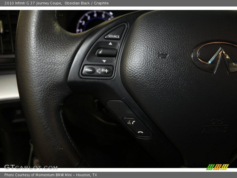 Obsidian Black / Graphite 2010 Infiniti G 37 Journey Coupe