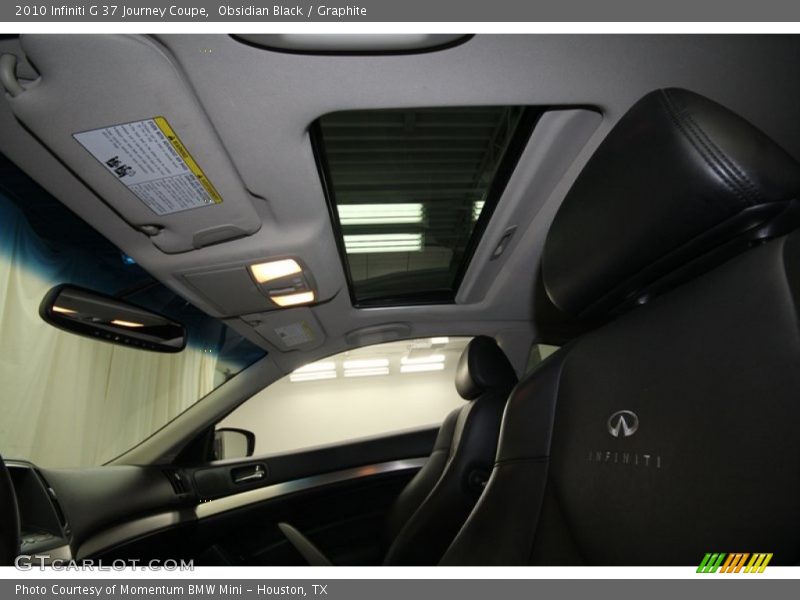 Obsidian Black / Graphite 2010 Infiniti G 37 Journey Coupe