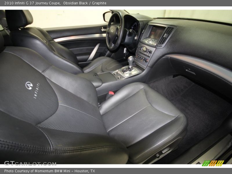 Obsidian Black / Graphite 2010 Infiniti G 37 Journey Coupe