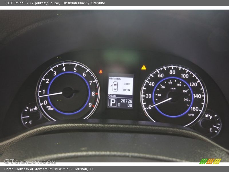 Obsidian Black / Graphite 2010 Infiniti G 37 Journey Coupe