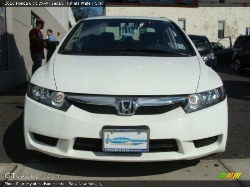 Taffeta White / Gray 2010 Honda Civic DX-VP Sedan