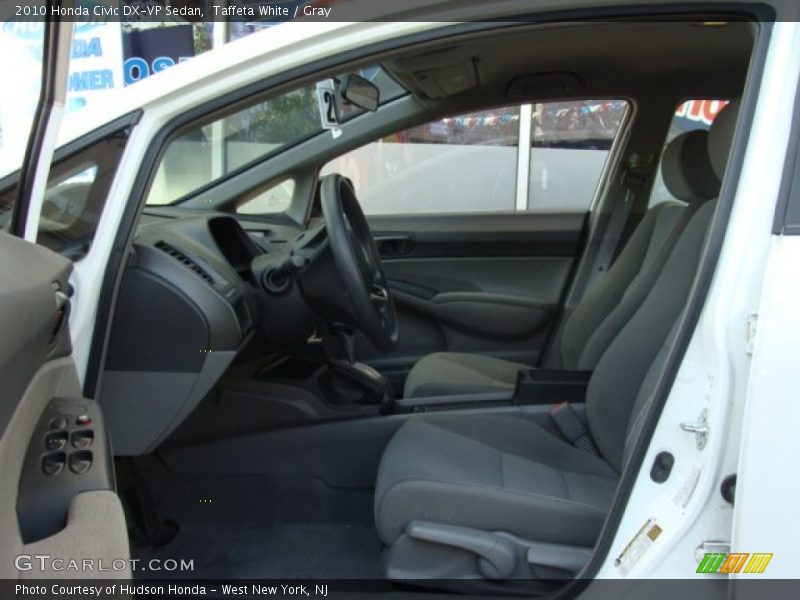 Taffeta White / Gray 2010 Honda Civic DX-VP Sedan