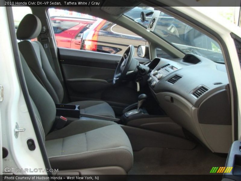 Taffeta White / Gray 2010 Honda Civic DX-VP Sedan