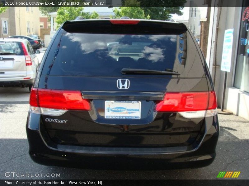 Crystal Black Pearl / Gray 2010 Honda Odyssey EX-L