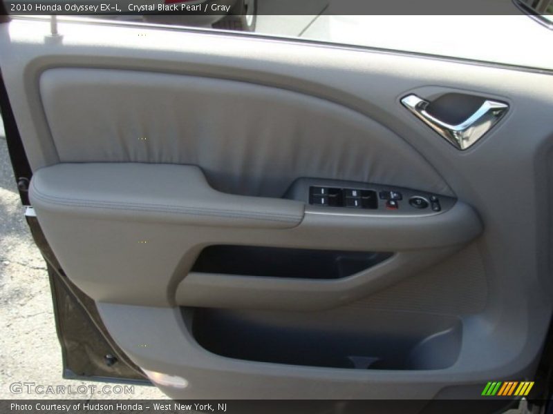 Crystal Black Pearl / Gray 2010 Honda Odyssey EX-L