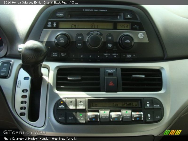 Crystal Black Pearl / Gray 2010 Honda Odyssey EX-L