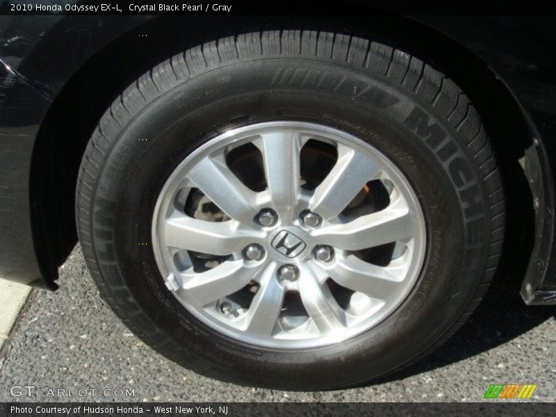 Crystal Black Pearl / Gray 2010 Honda Odyssey EX-L