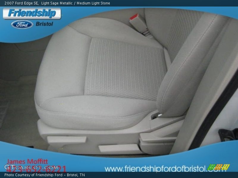 Light Sage Metallic / Medium Light Stone 2007 Ford Edge SE