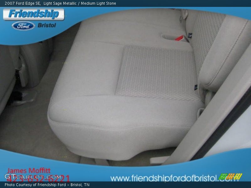 Light Sage Metallic / Medium Light Stone 2007 Ford Edge SE