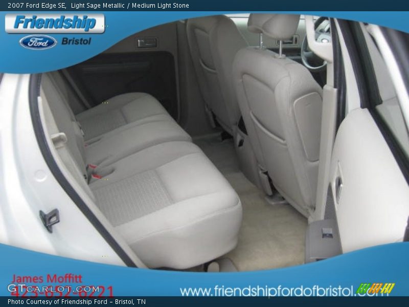 Light Sage Metallic / Medium Light Stone 2007 Ford Edge SE