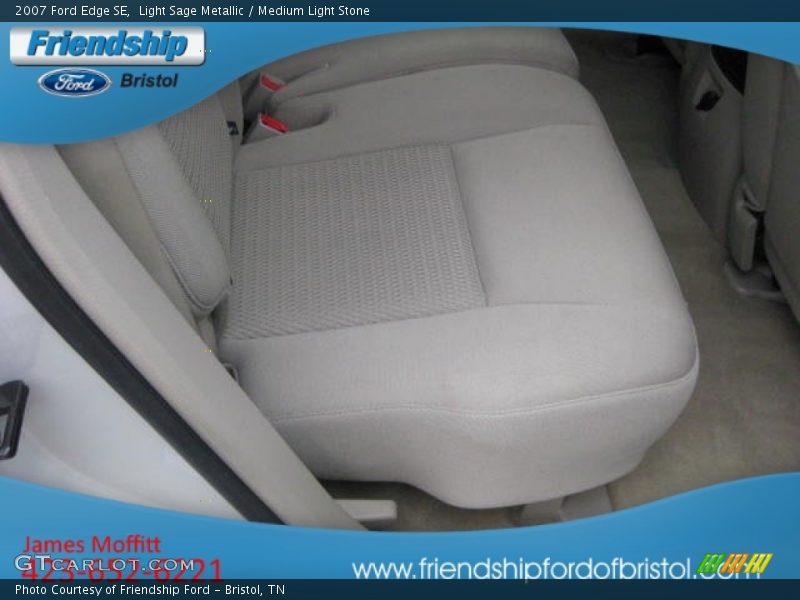 Light Sage Metallic / Medium Light Stone 2007 Ford Edge SE