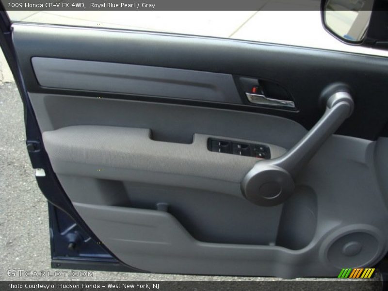 Royal Blue Pearl / Gray 2009 Honda CR-V EX 4WD