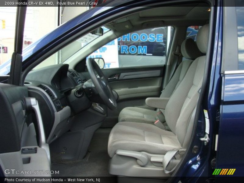Royal Blue Pearl / Gray 2009 Honda CR-V EX 4WD