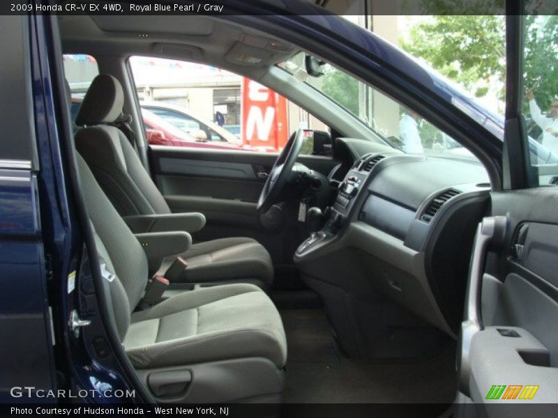 Royal Blue Pearl / Gray 2009 Honda CR-V EX 4WD