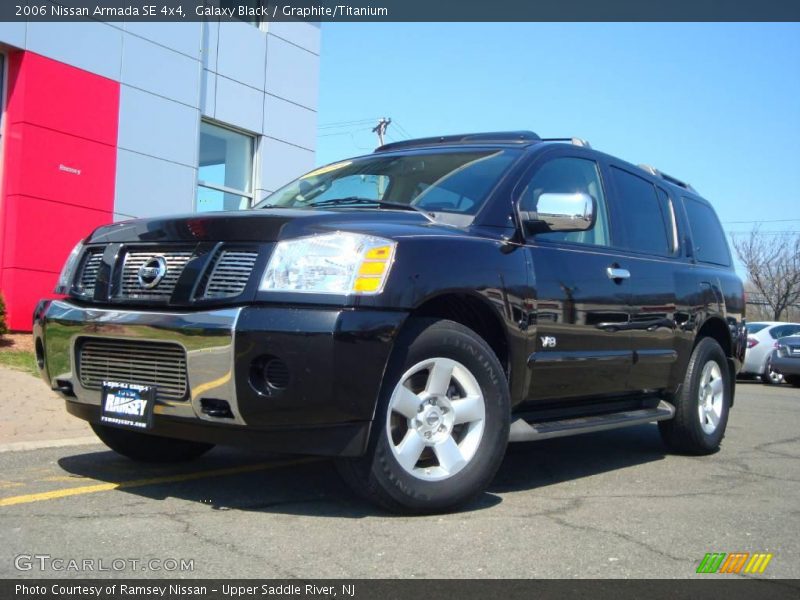 Galaxy Black / Graphite/Titanium 2006 Nissan Armada SE 4x4