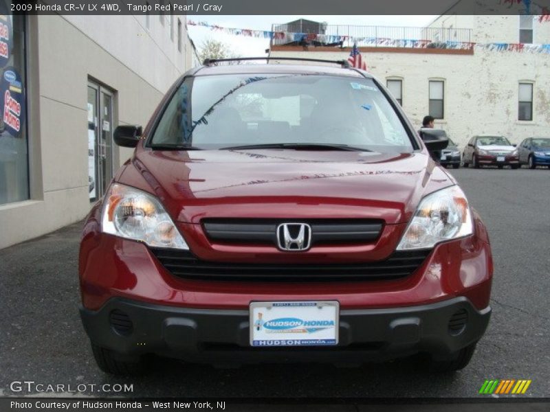 Tango Red Pearl / Gray 2009 Honda CR-V LX 4WD