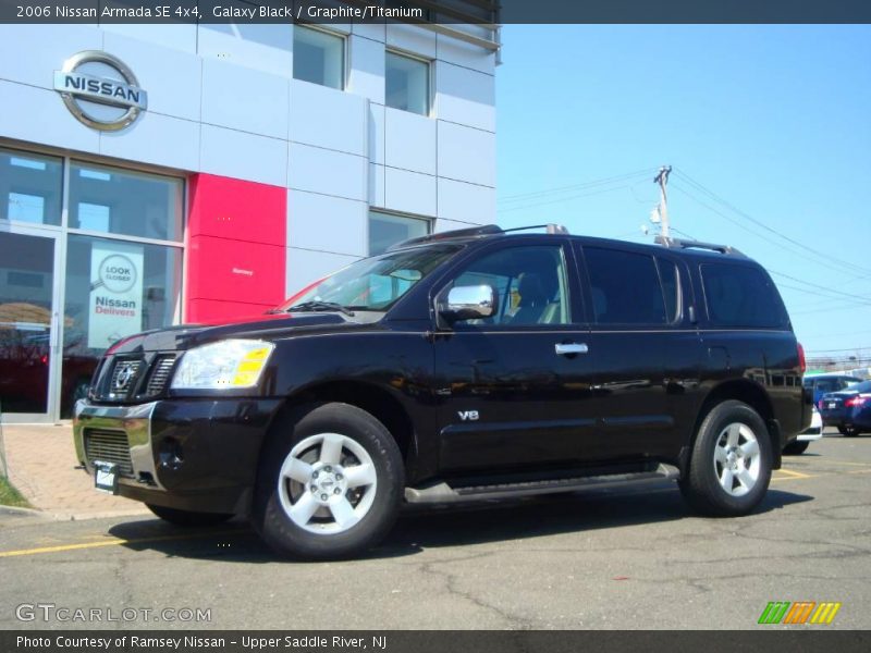 Galaxy Black / Graphite/Titanium 2006 Nissan Armada SE 4x4