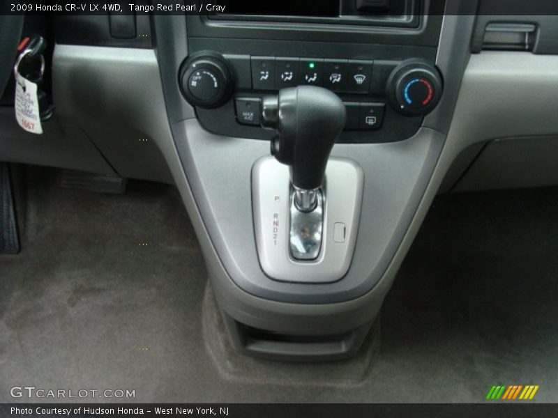 Tango Red Pearl / Gray 2009 Honda CR-V LX 4WD