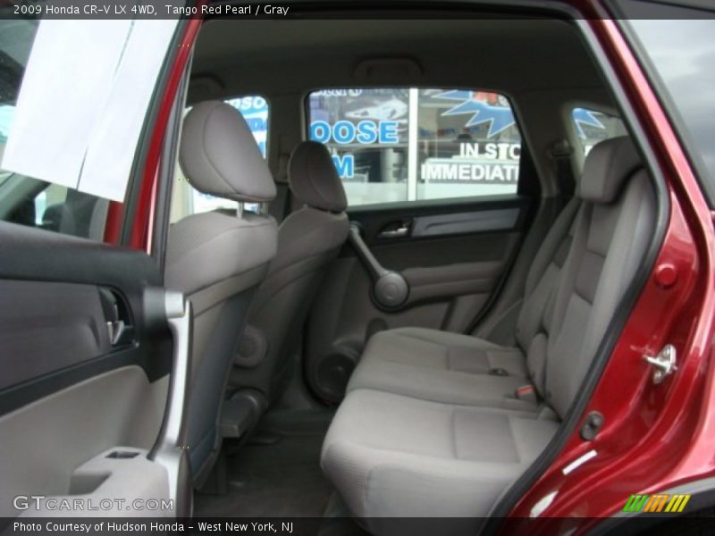 Tango Red Pearl / Gray 2009 Honda CR-V LX 4WD
