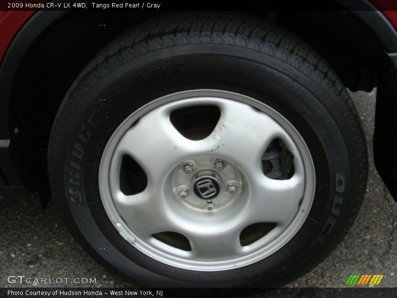 Tango Red Pearl / Gray 2009 Honda CR-V LX 4WD