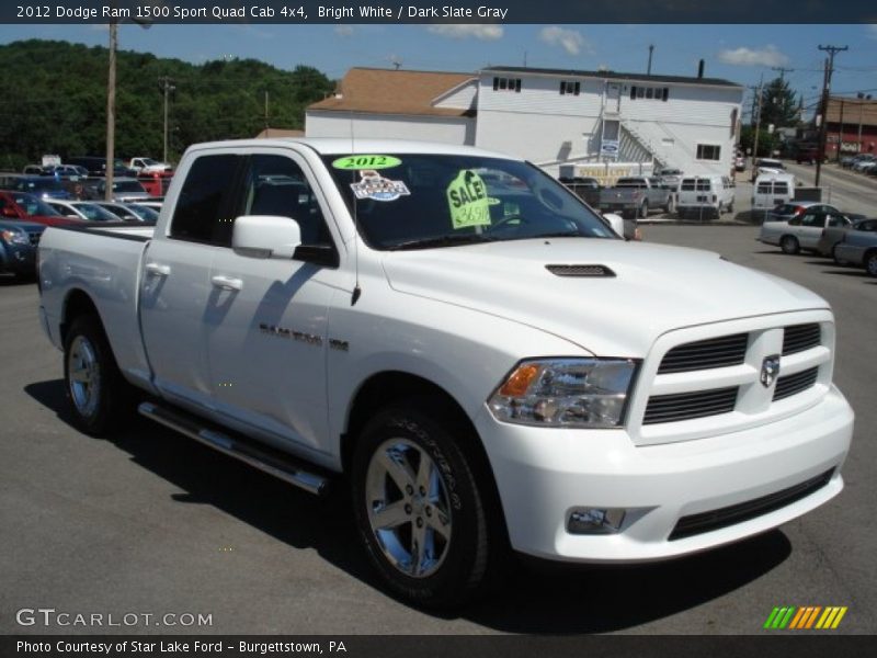 Front 3/4 View of 2012 Ram 1500 Sport Quad Cab 4x4