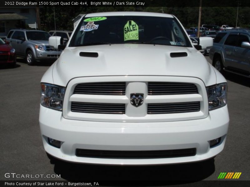 Bright White / Dark Slate Gray 2012 Dodge Ram 1500 Sport Quad Cab 4x4