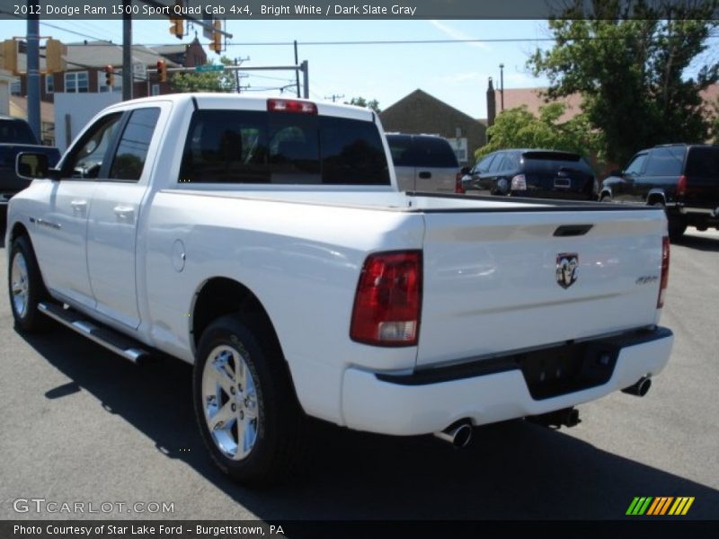 Bright White / Dark Slate Gray 2012 Dodge Ram 1500 Sport Quad Cab 4x4