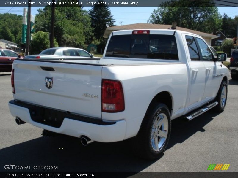 Bright White / Dark Slate Gray 2012 Dodge Ram 1500 Sport Quad Cab 4x4