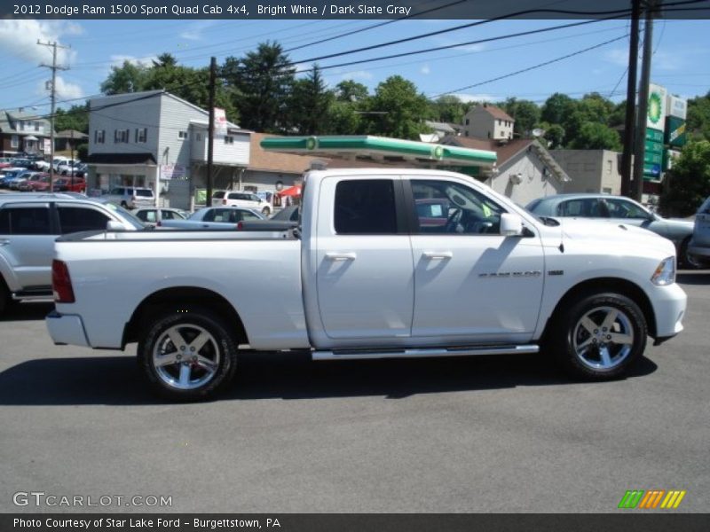 Bright White / Dark Slate Gray 2012 Dodge Ram 1500 Sport Quad Cab 4x4