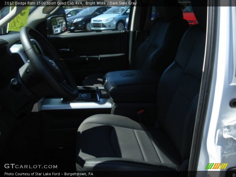 Bright White / Dark Slate Gray 2012 Dodge Ram 1500 Sport Quad Cab 4x4