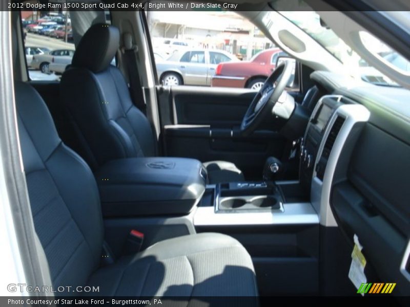 Bright White / Dark Slate Gray 2012 Dodge Ram 1500 Sport Quad Cab 4x4