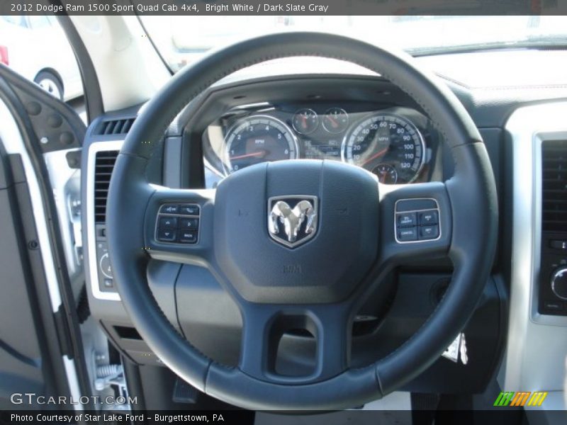  2012 Ram 1500 Sport Quad Cab 4x4 Steering Wheel