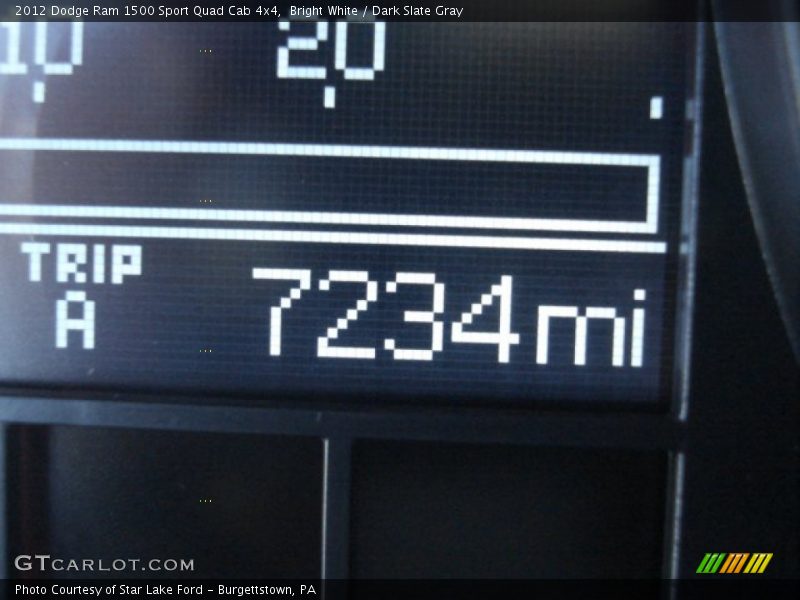 Bright White / Dark Slate Gray 2012 Dodge Ram 1500 Sport Quad Cab 4x4